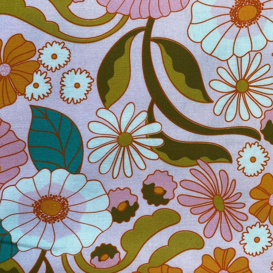 Cloud 9 - 100% Organic Cotton, Good Vibrations - Memory Lane, 226818, per fat quarter