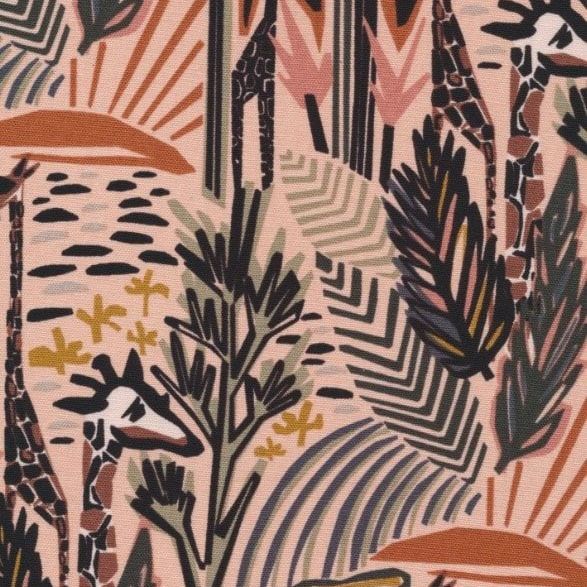 Cloud 9 -  70% Organic - Cotton/ 30% linen - Under One Sky - Savannah Dwellers,  58" wide - price per half metre