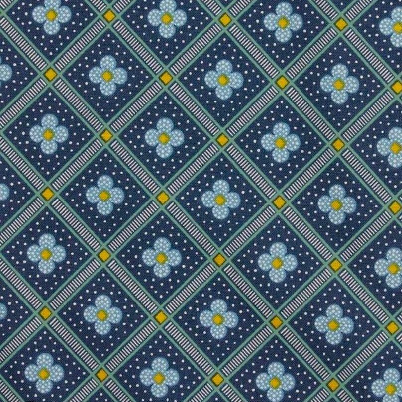 100% Cotton from Liberty of London - Summer House - Manor Tile (5671x), per fat quarter