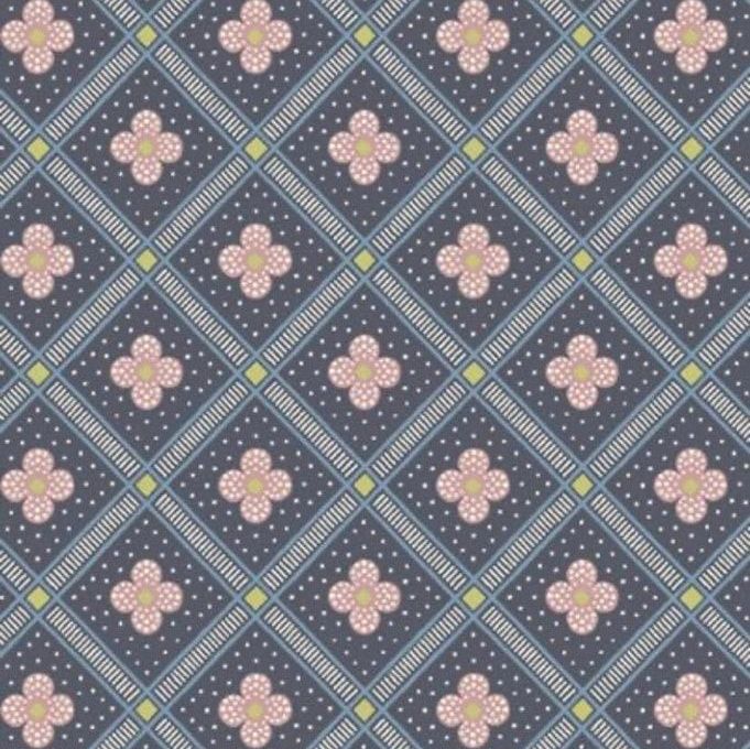 100% Cotton from Liberty of London - Summer House - Manor Tile (5671z), per fat quarter