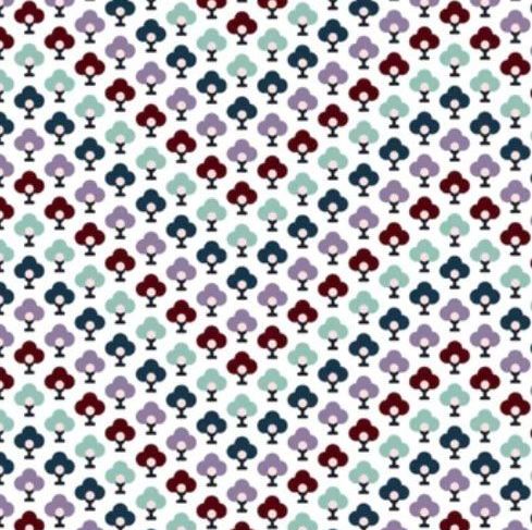 100% Cotton from Liberty of London - Summer House - Topiary Chevron (5674z), per fat quarter