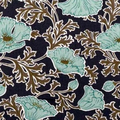 100% Cotton from Liberty of London - Winterbourne - Beatrix Poppy (5731c), per fat quarter