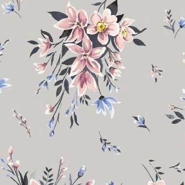 100% Cotton from Liberty of London - Winterbourne - Bouquet (5732a), per fat quarter