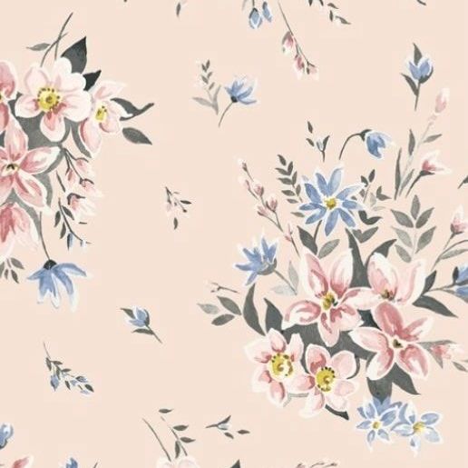 100% Cotton from Liberty of London - Winterbourne - Bouquet (5732b), per fat quarter