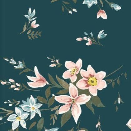 100% Cotton from Liberty of London - Winterbourne - Bouquet (5732c), per fat quarter