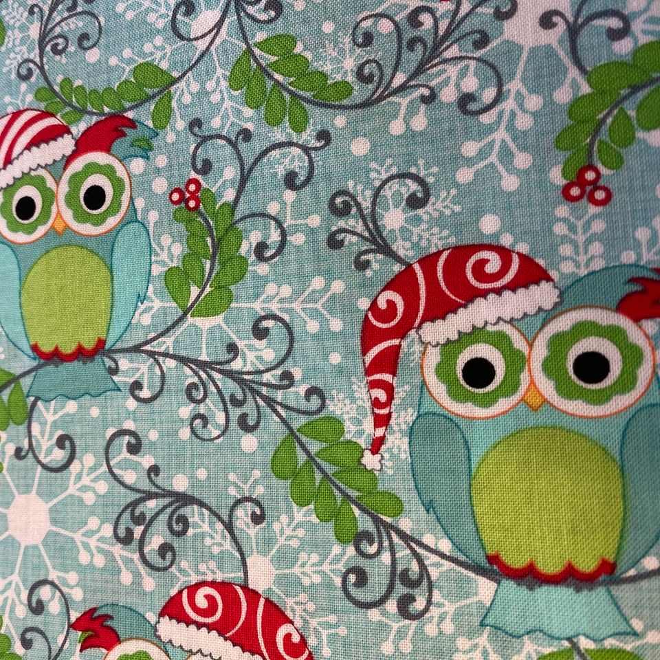 100% Cotton from Riley Blake - Woodland Spring on Blue C4991 per fat quarter