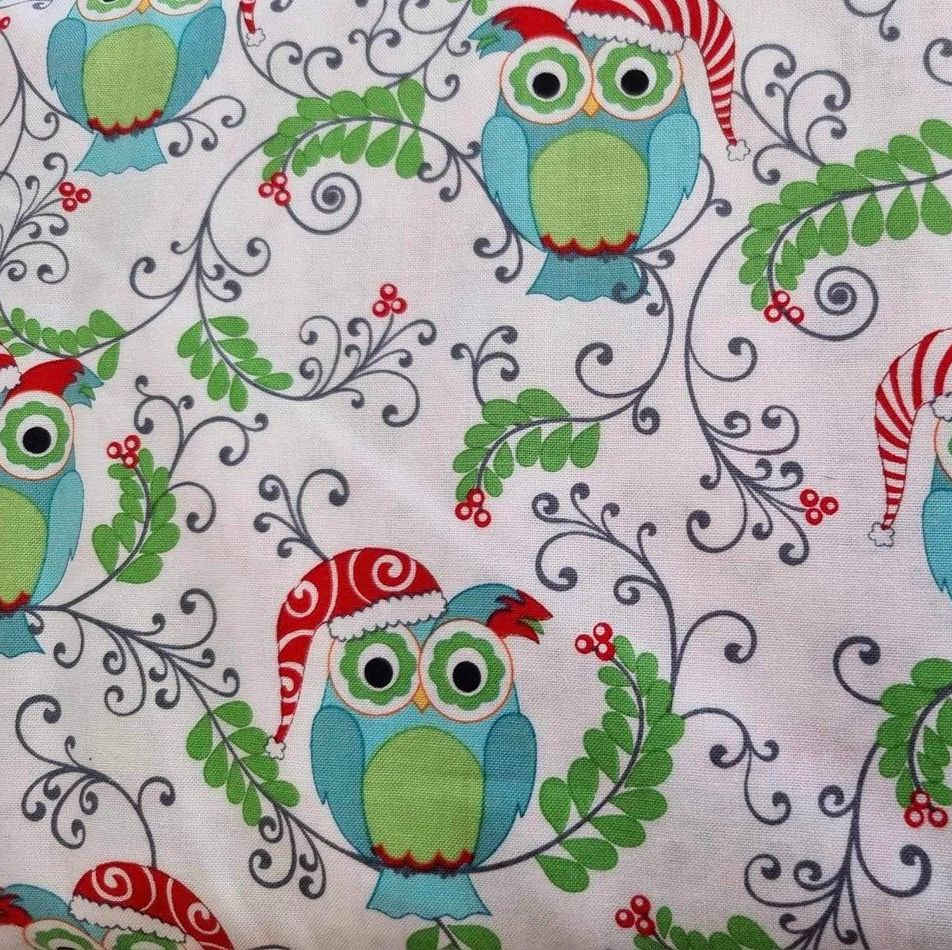 100% Cotton from Riley Blake - Woodland Spring on White C4991, per fat quarter