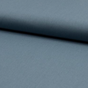 100% Cotton - Plain in Dusty Blue  Col 01, 58" wide - price per half metre