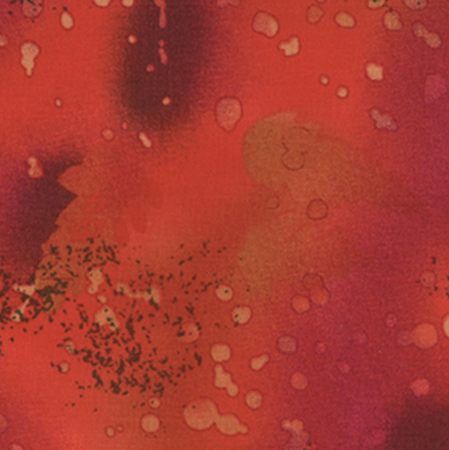 100% Cotton from Littendale - Fossil Fern - Red Gold, 528/OK, per fat quarter