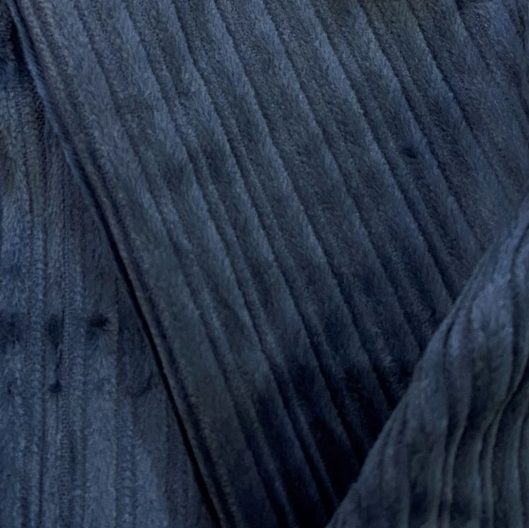 Modelo Fabrics - Chunky Stretch needle cord -  Denim, per fat quarter