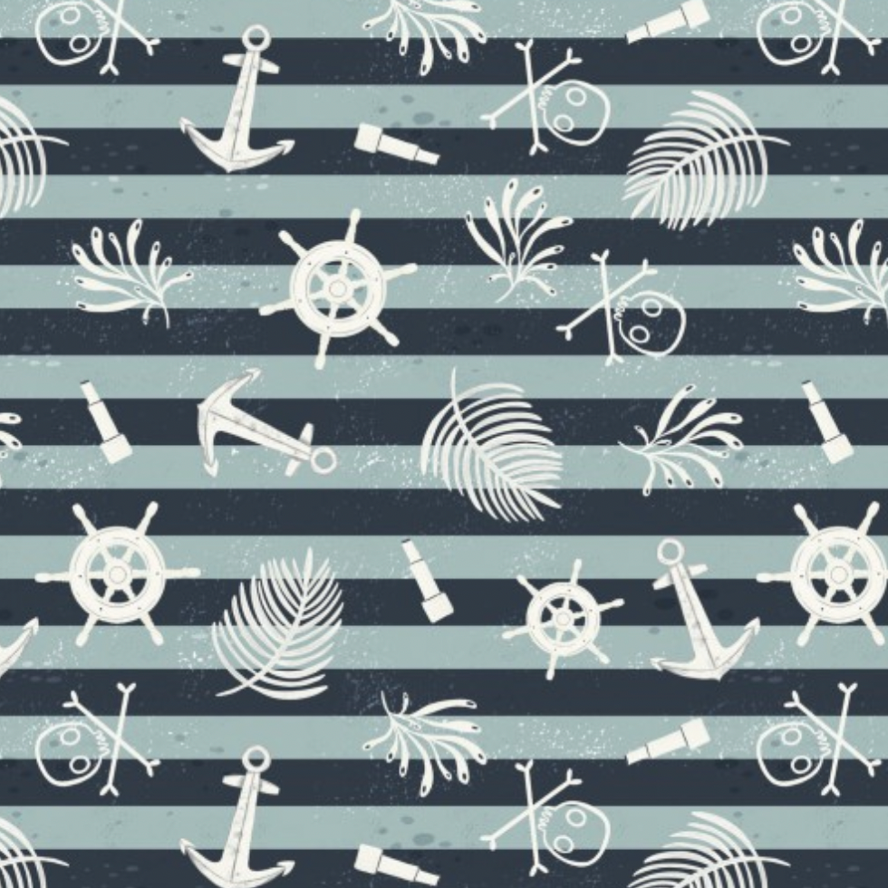 100%  Cotton from Nutex - A Pirates Adventure  Col 103, per fat quarter