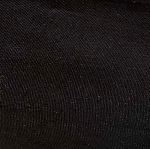 100% Cotton Canvas - Classic Cotton 4795 - Black 021,  58" wide - price per half metre