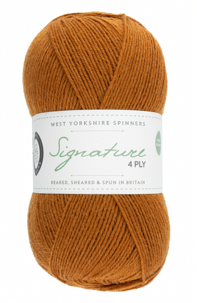  Signature 4ply - West Yorkshire Spinners, Colour Nutmeg, per ball
