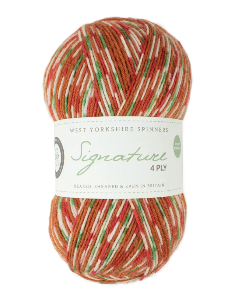  Signature 4ply Yarn - West Yorkshire Spinners, Colour Gingerbread, per ball