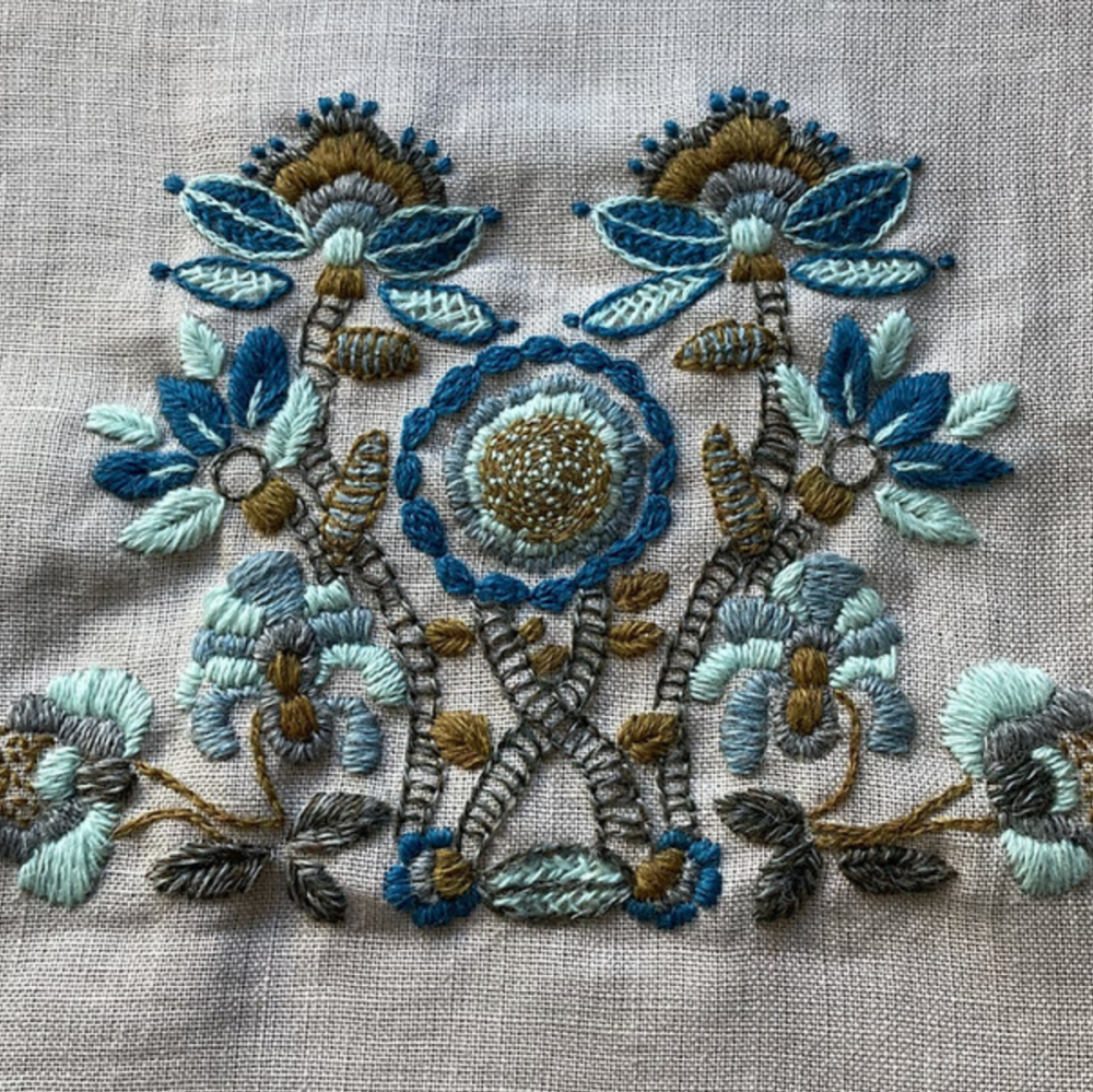  Stella Sunflower by Little House of Victoria -  Hand Embroidery Kit,