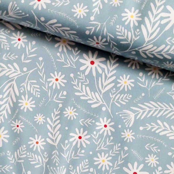 100% Cotton - Eco Laminated  - Waterproof fabric from Sark Textiles - Sun Boulavard, Light Blue, 2218-2,  per fat quarter