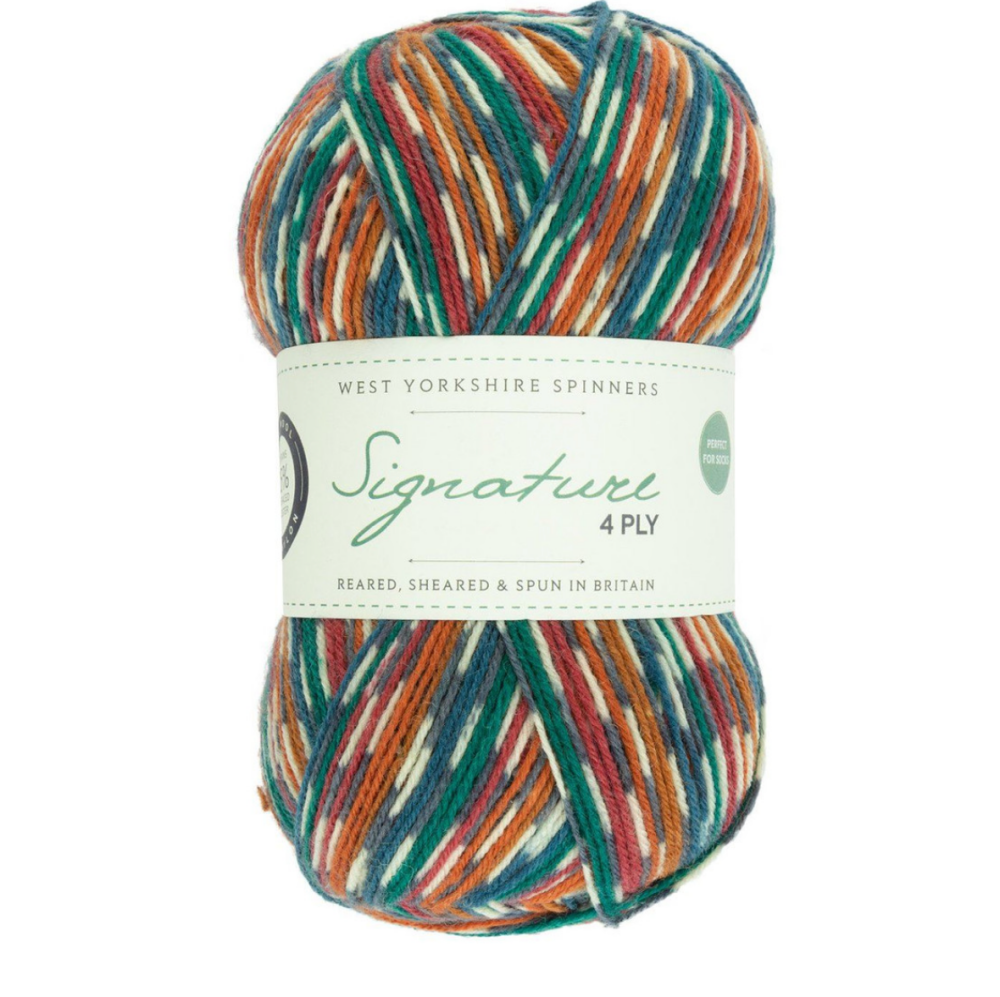  Signature 4ply Yarn - West Yorkshire Spinners, Colour Pheasant, per ball