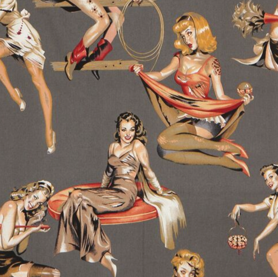 100%  Cotton from Alexander Henry Fabrics - Beauties and Brains, per half metre