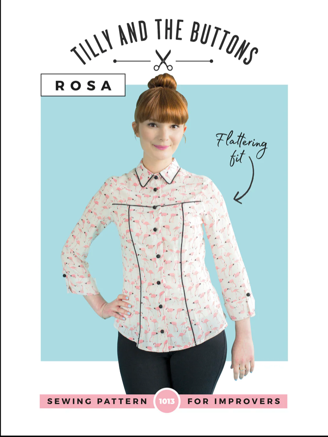  Tilly & the buttons - Rosa -, Paper Pattern,  fabric required