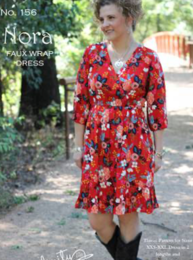  Serendipity Studio - Nora -, Paper Pattern,  fabric required