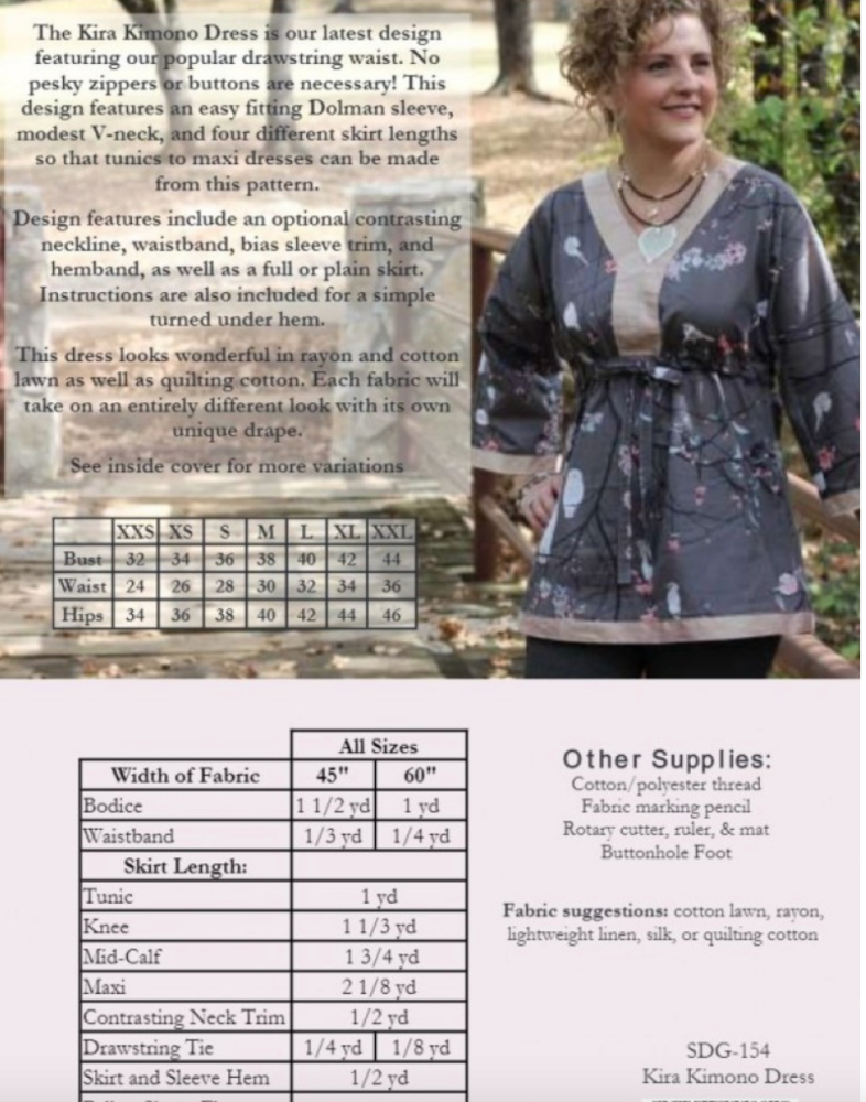  Serendipity Studio - Kira -, Paper Pattern,  fabric required