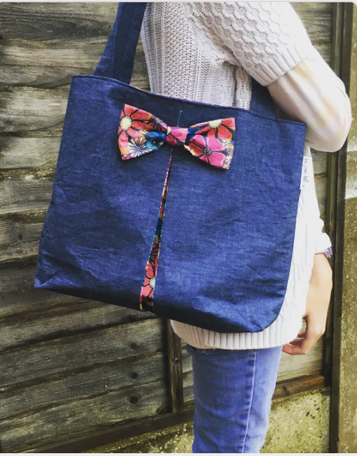  Love From Beth - Easy Bow Bag -, Paper Pattern,  fabric required