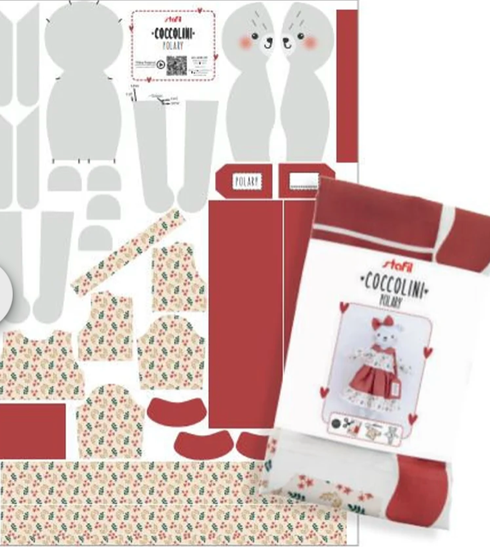  Stafil - Coccolini - Polary -, Paper Pattern with Fabric,