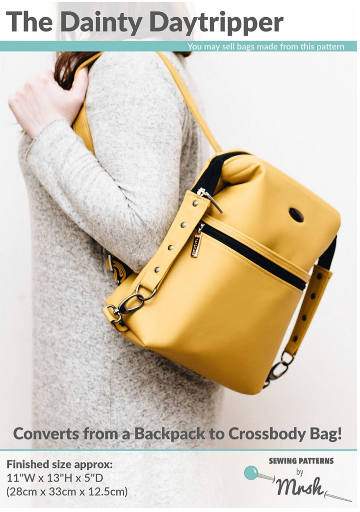  Sewing Patterns by Mrs H - The Dainty Daytripper -, Paper Pattern,  fabric required