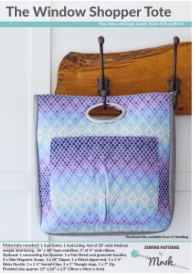  Sewing Patterns by Mrs H - The window shopper -, Paper Pattern,  fabric required