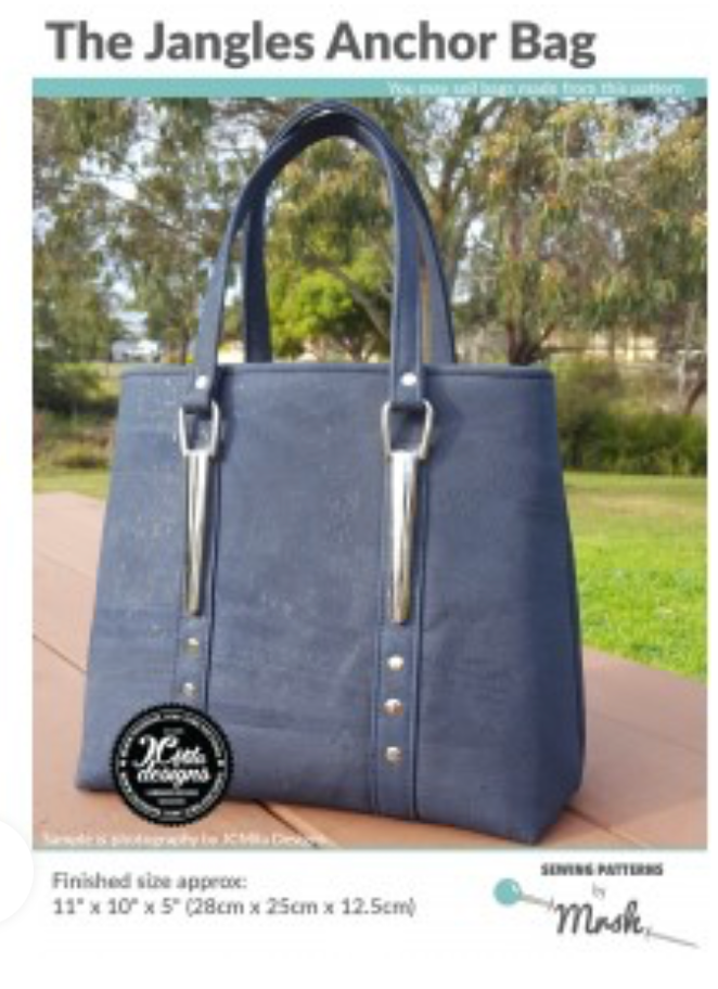  Sewing Patterns by Mrs H - The Jangles Anchor Bag -, Paper Pattern,  fabric required