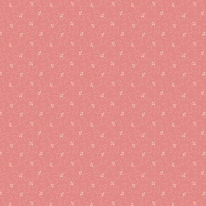 100% Cotton from Makower - Tonal Ditsy - Meander Rouge per pre-cut fat quarter