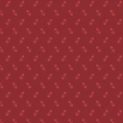 100% Cotton from Makower - Tonal Ditsy - Bitty Blooms in Rouge per pre-cut fat quarter