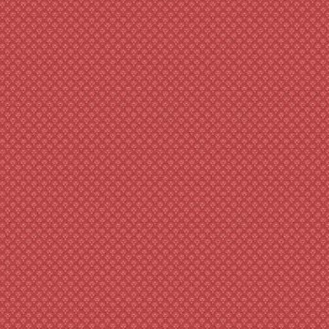 100% Cotton from Makower - Tonal Ditzy - Itzy Buds in Rouge per pre-cut fat quarter