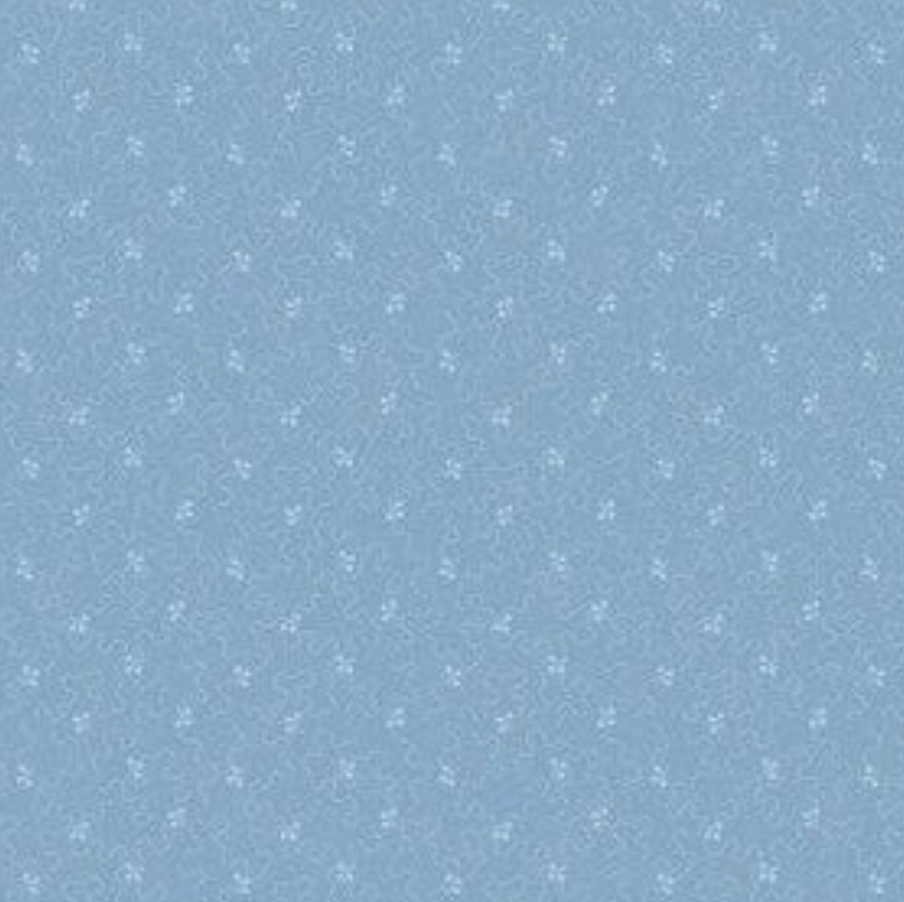 100% Cotton from Makower - Tonal Ditzy - Meandering Leaves in Blue Indigo per pre-cut fat quarter