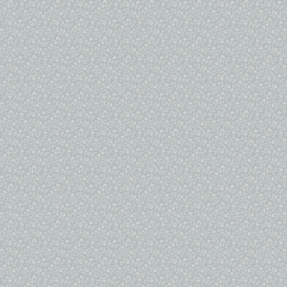 100% Cotton from Makower - Tonal Ditzy - Leafy Bloom in River Rock, per pre-cut fat quarter