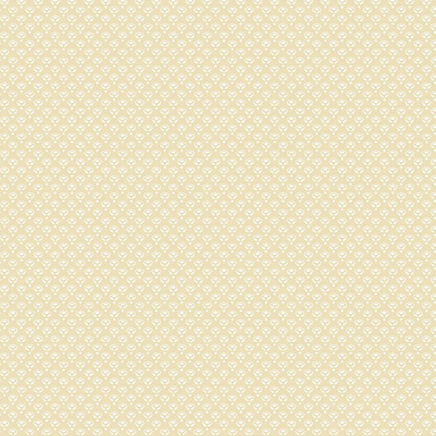 100% Cotton from Makower - Tonal Ditzy in Creme Fraiche, per pre-cut fat quarter