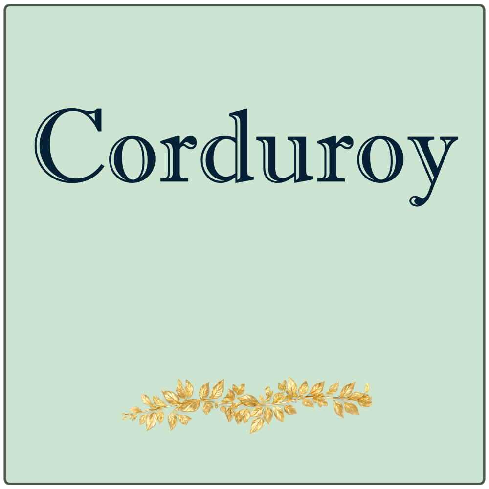 <!-- 007b -->Corduroy