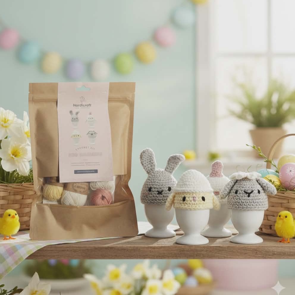  Egg Warmers by Hardicraft - 100% Cotton Catona Mercerised Yarn