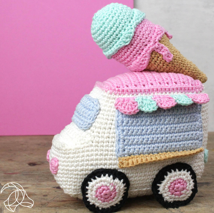  Ice Cream Truck by Hardicraft - 100% Cotton Catona Mercerised Yarn