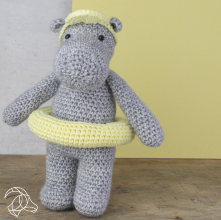  Henry Hippo by Hardicraft - Stone washed yarn