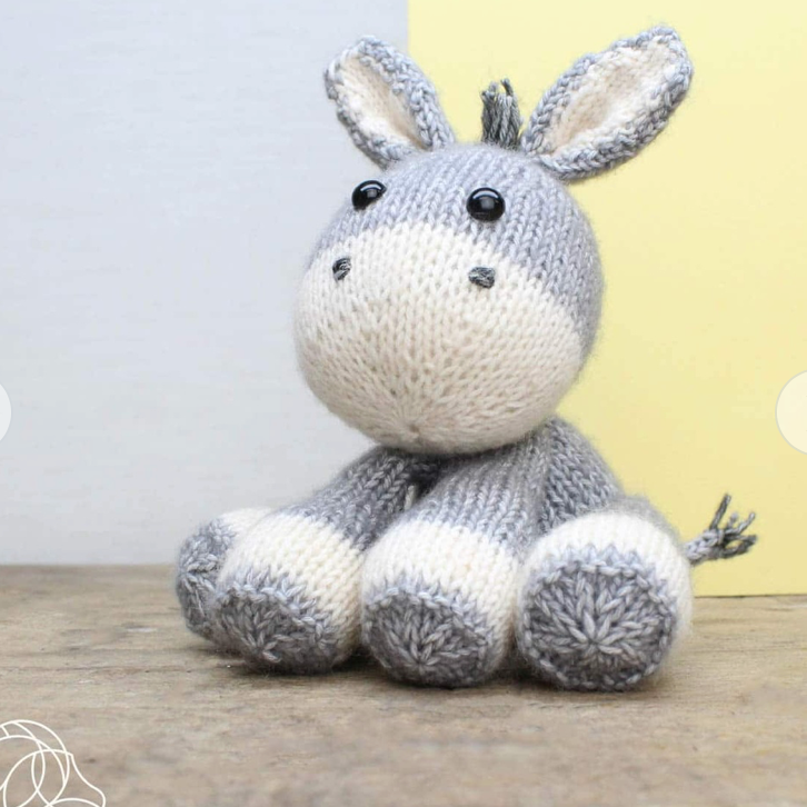 Lente Donkey by Hardicraft - Stone washed yarn - 78% Cotton, 22% Acrylic - knitting kit