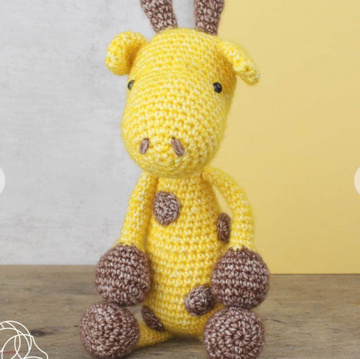  George Giraffe by Hardicraft - Stone washed yarn - 78% Cotton, 22% Acrylic