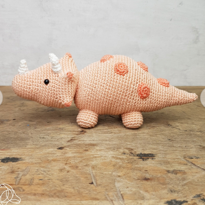  Triceratops by Hardicraft -O100% Cotton Catona Mercerised Yarn