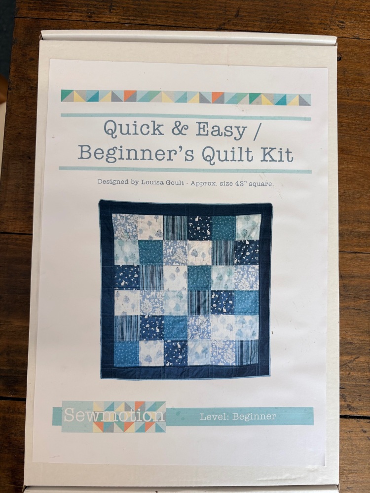  Sew Motion - Quick and Easy Beginners Quilt - Main Fabric Included  - will need wadding & backing