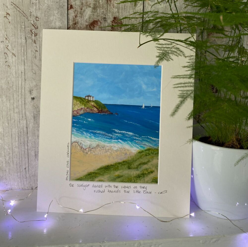 Poldhu Cove - Mounted print