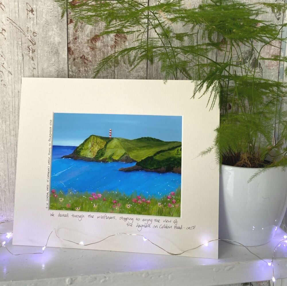 Gribbin Head (Long)  - Mounted print