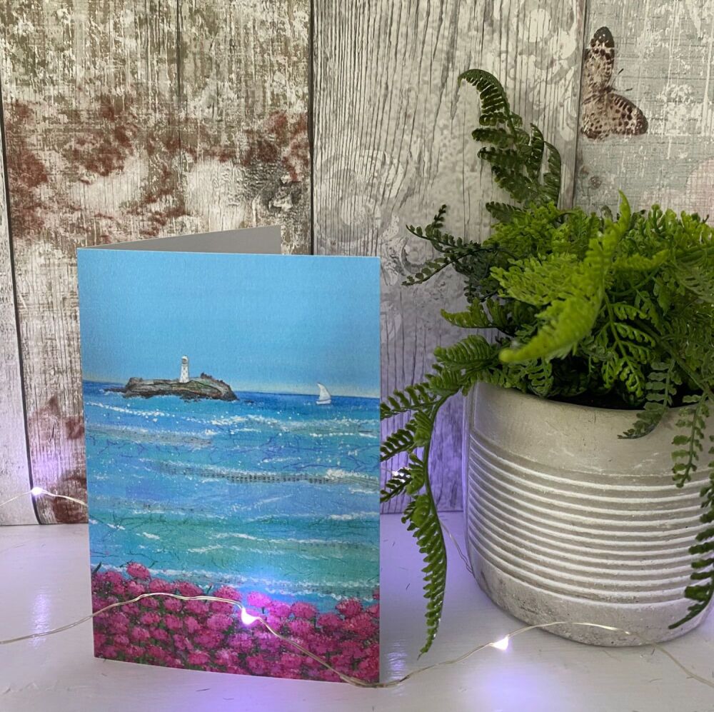Godrevy lighthouse A6 Card