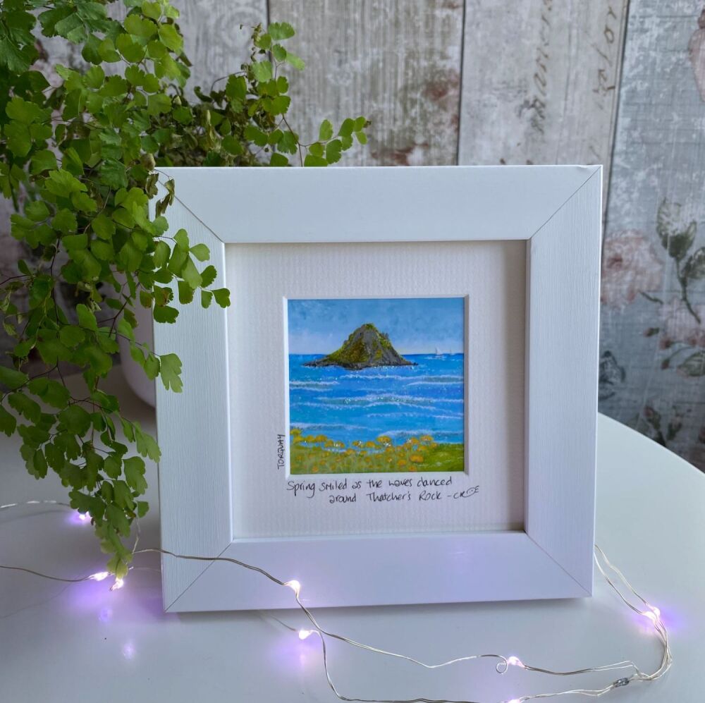 Thatcher's Rock Mini Framed Print