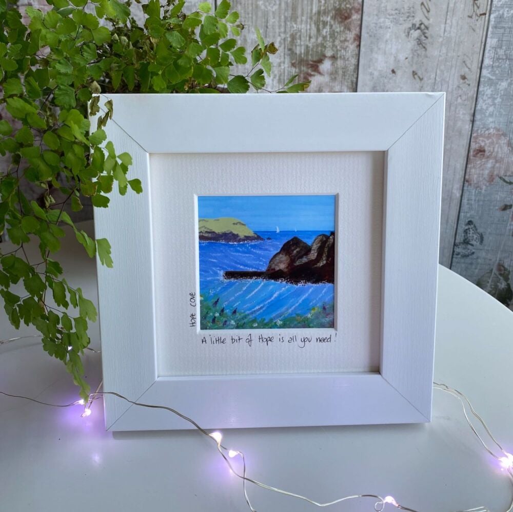 Hope Cove, all you need Mini Framed Print