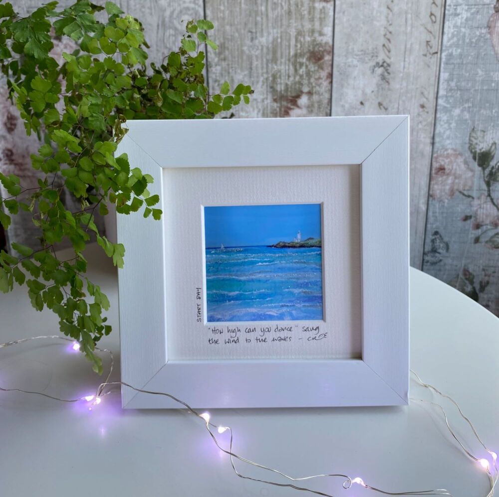 Start Bay Mini Framed Print